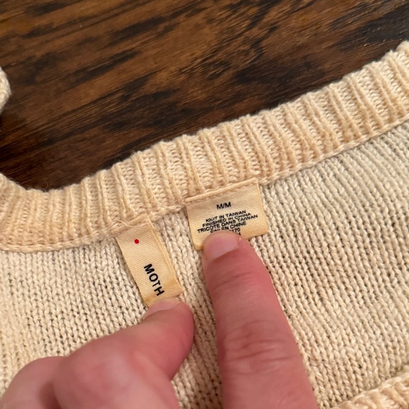 Moth Cream Sweater - Picture 2 of 4